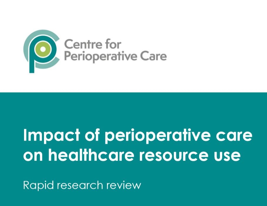 Impact of Perioperative Care on Healthcare resource use document front page